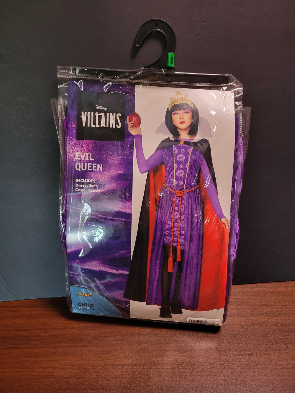Spirit Purple and Red Evil Queen Kids Costume Size L 12-14